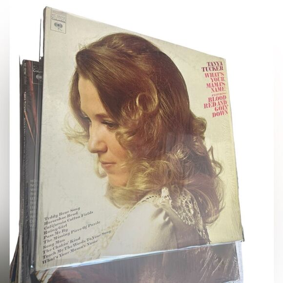 TANYA TUCKER “WHATS YOUR MAMA’S NAME” 1973 VINYL RECORD VINTAGE - Picture 3 of 10